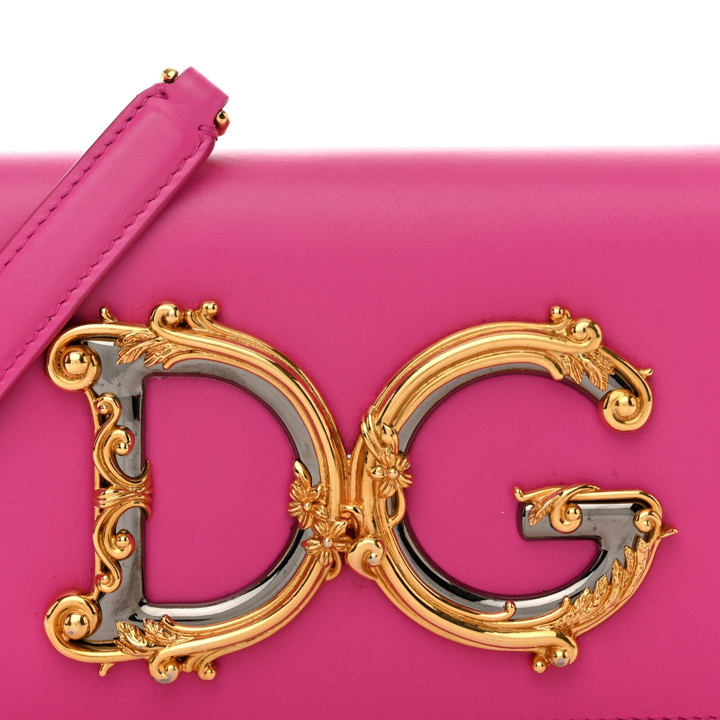 Nappa DG Girls Shoulder Bag Pink