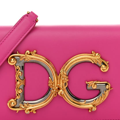 Dolce & Gabbana Nappa DG Girls Shoulder Bag Pink 7 of 9