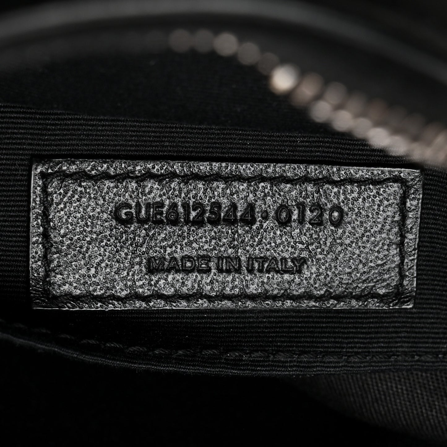 Calfskin Matelasse Monogram Lou Camera Bag Black