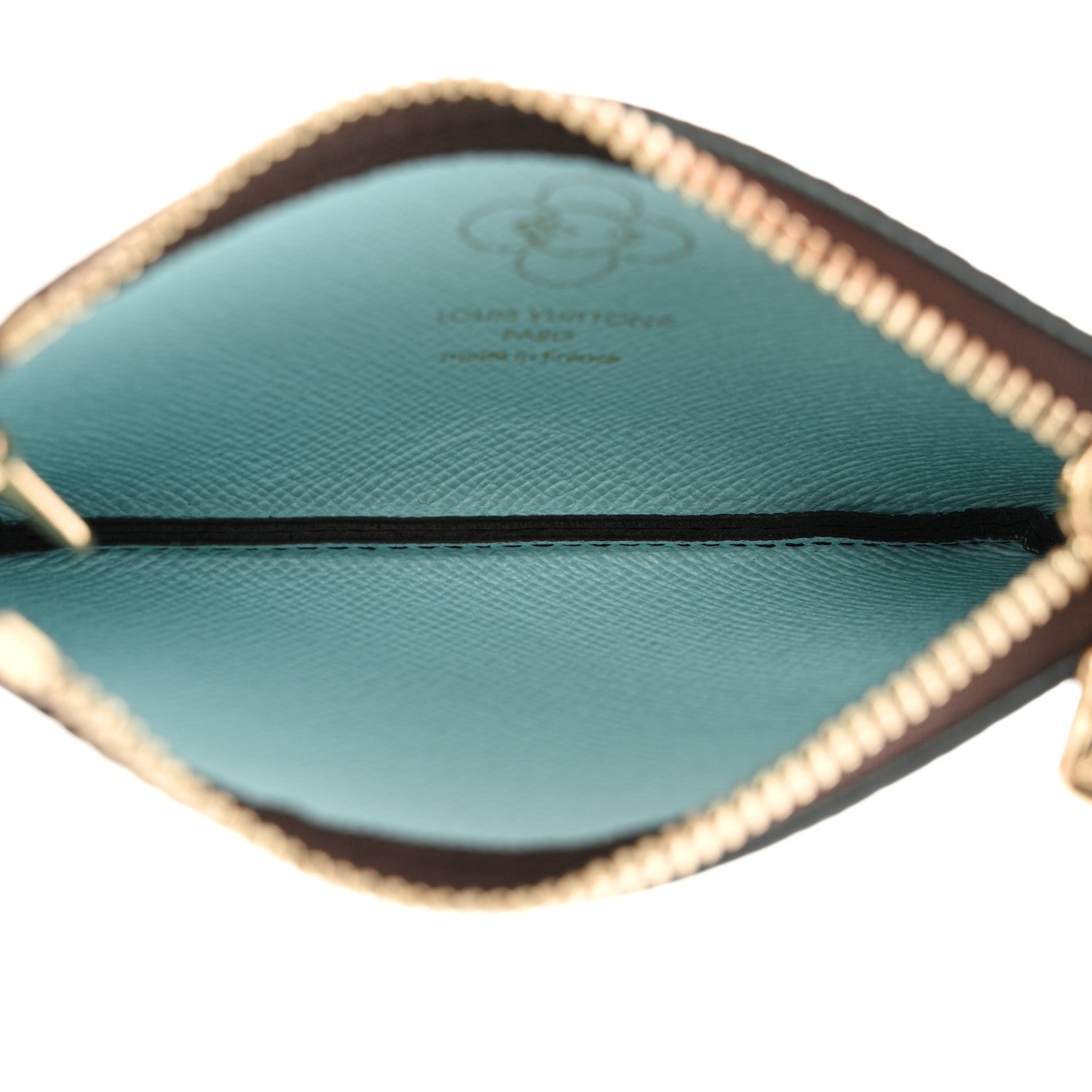 Louis Vuitton Monogram 2025 Christmas Animation Key Pouch Azur