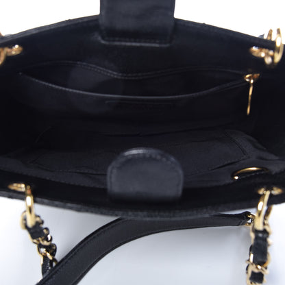 Chanel Caviar Quilted Petit Shopping Tote PST Black 5 of 12