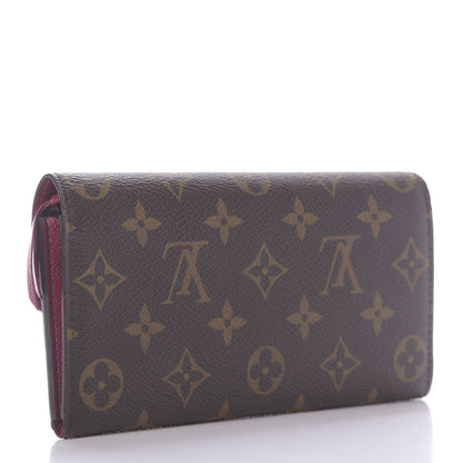Louis Vuitton Monogram Emilie Wallet Fuchsia 3 of 10
