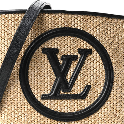 Louis Vuitton Raffia Petit Bucket Black 8 of 12