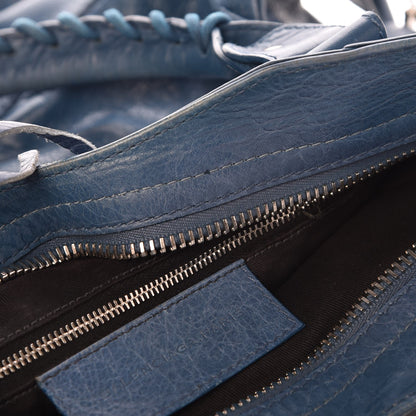 Balenciaga Agneau Giant 21 Silver Hardware City Bleu 9 of 17