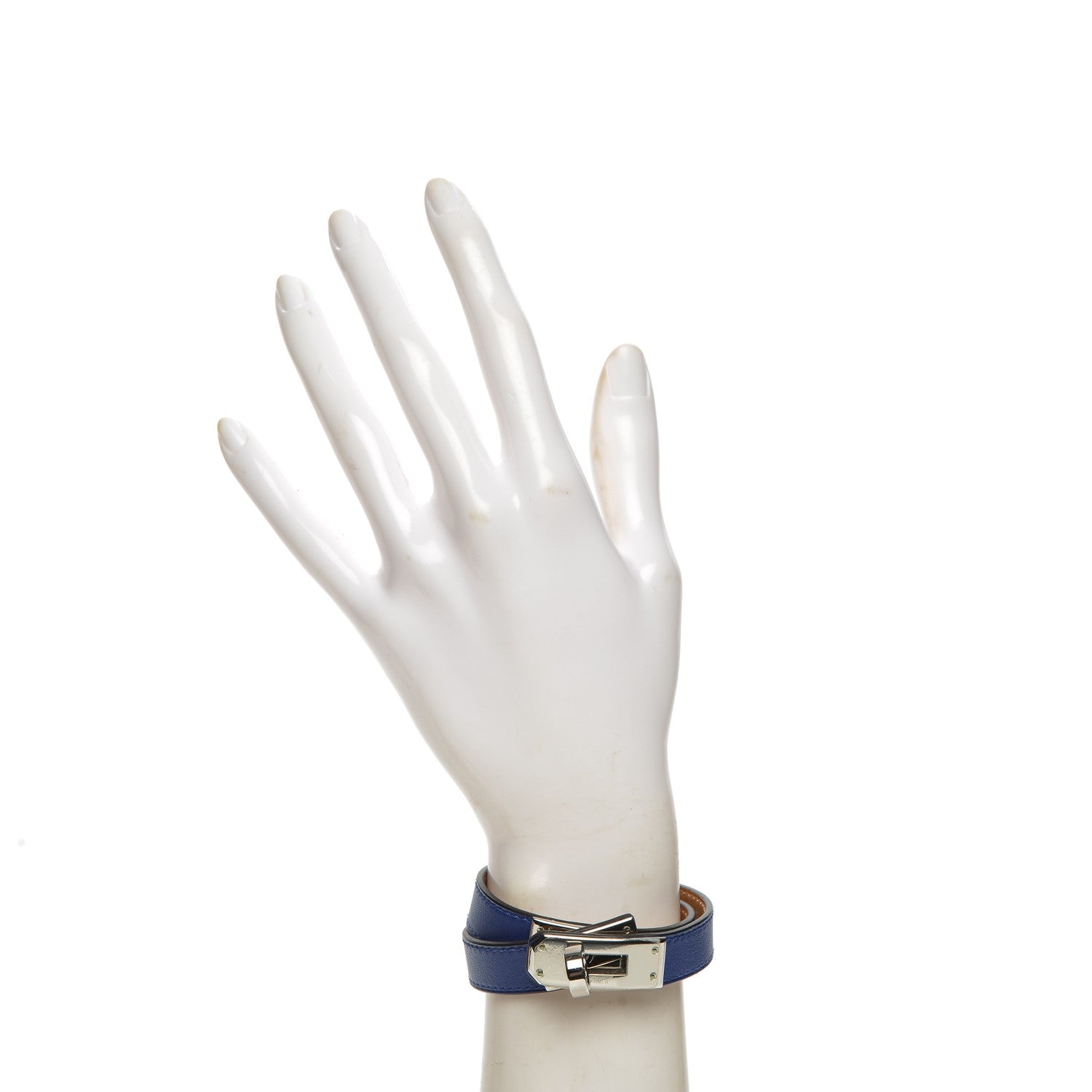 Hermes Swift Kelly Double Tour Bracelet S Bleu Electrique 2 of 6