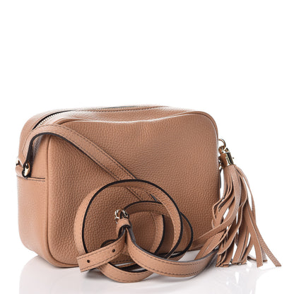 Gucci Pebbled Calfskin Small Soho Disco Bag Camelia 3 of 11
