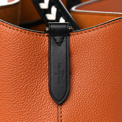 Louis Vuitton Empreinte Monogram Giant Crafty Neonoe MM Caramel Black 5 of 10