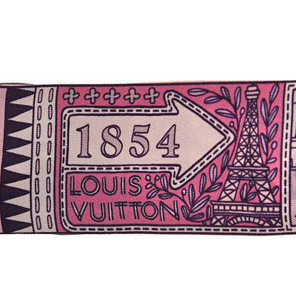Louis Vuitton Silk Jeu De Louis BB Bandeau Pink 5 of 5