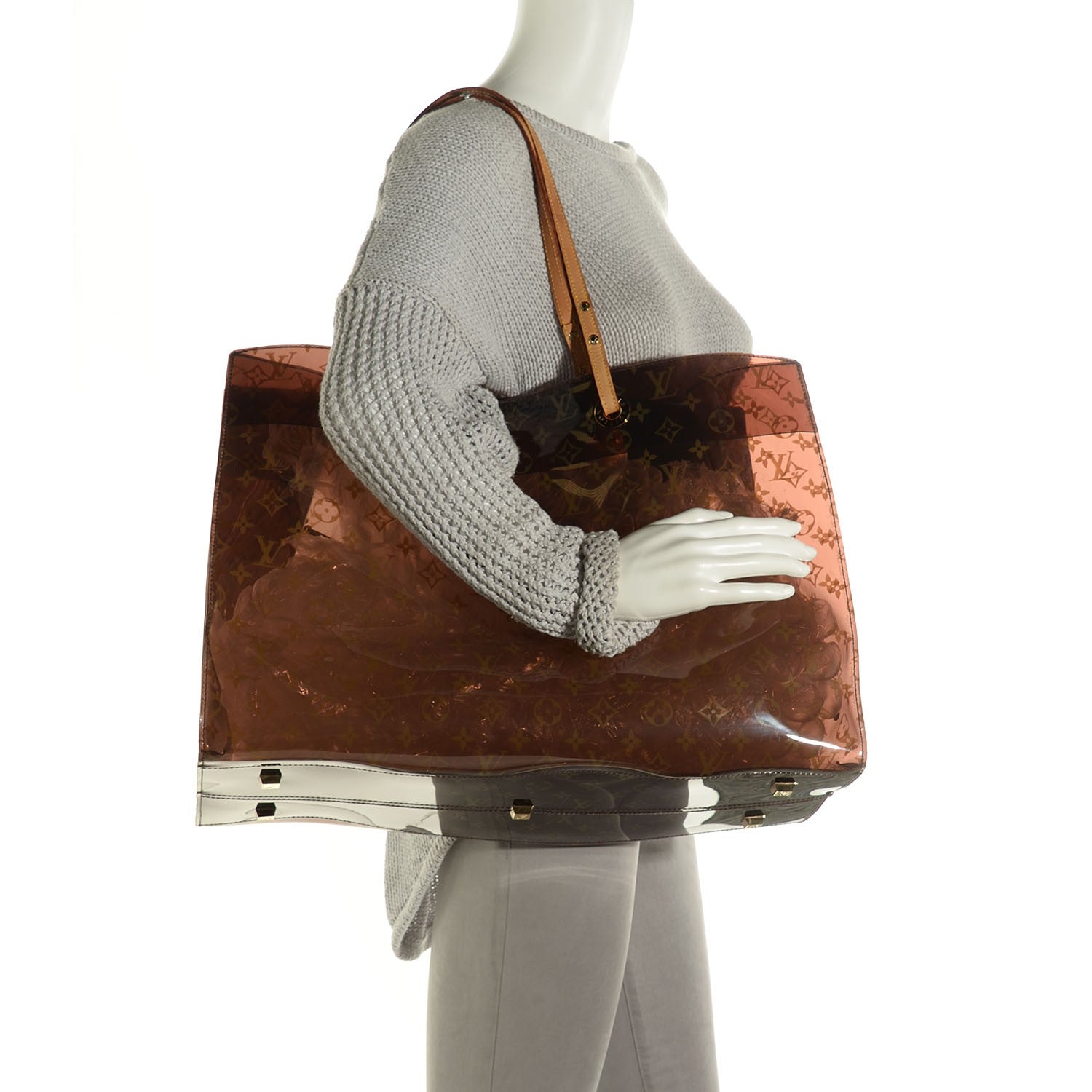 Louis Vuitton Vinyl Monogram Ambre Sac Cabas GM 2 of 10