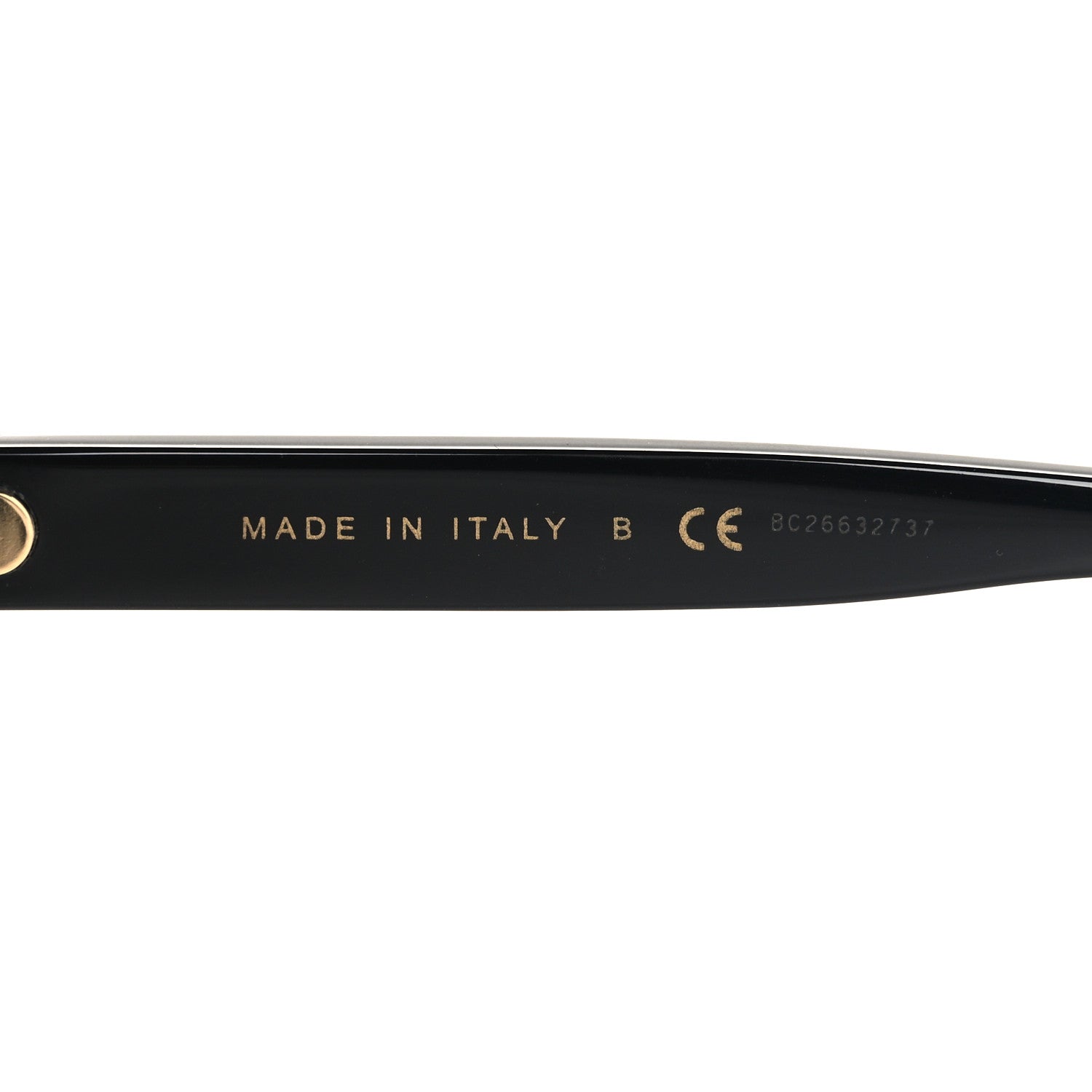 Chanel Acetate 24K Gold Mirror Oval Sunglasses 5416-A Black 6 of 8