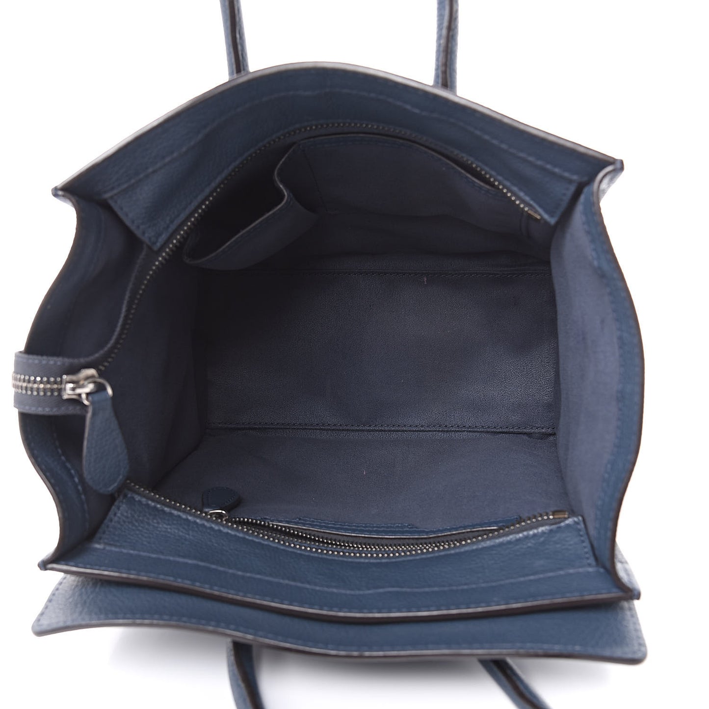 Drummed Calfskin Micro Luggage Orage