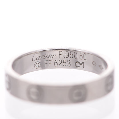 Cartier Platinum 4mm LOVE Ring 50 5.25 3 of 4