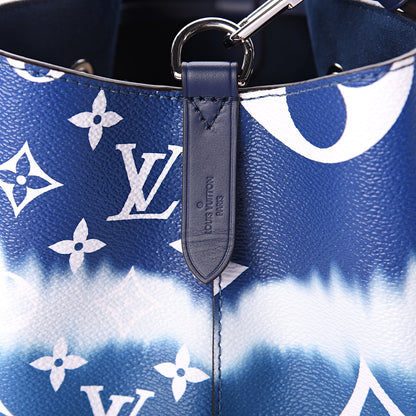 Louis Vuitton Monogram Escale Neonoe MM Blue 6 of 8