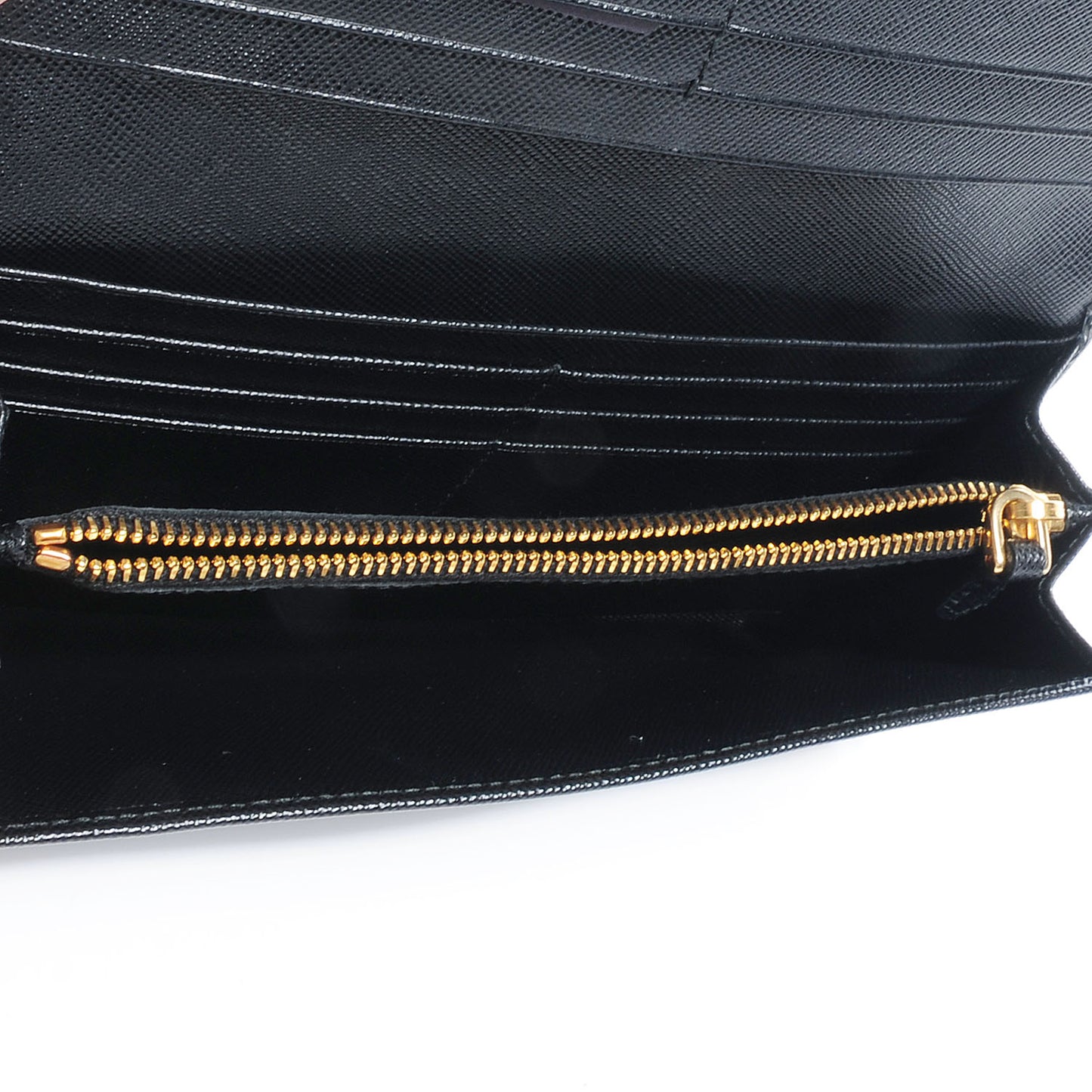 Saffiano Metal Continental Wallet Nero Black