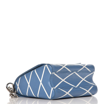 Louis Vuitton Epi Malletage Twist Shoulder Bag PM Blue 5 of 7