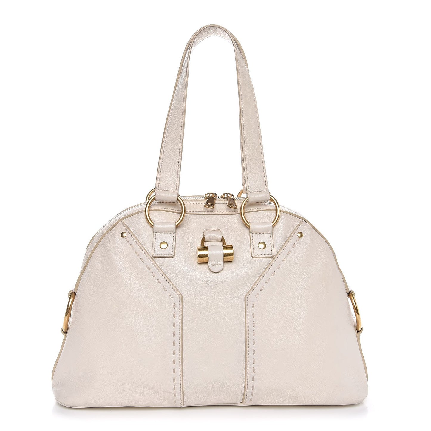 Calfskin Medium Muse Ivory