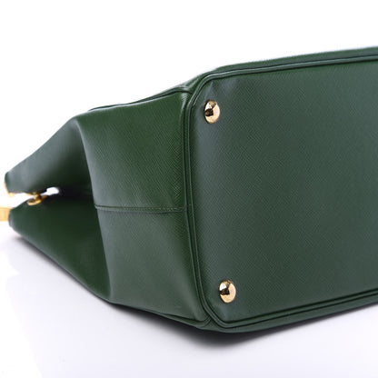 Prada Saffiano Medium Galleria Double Zip Tote Biliardo 7 of 10