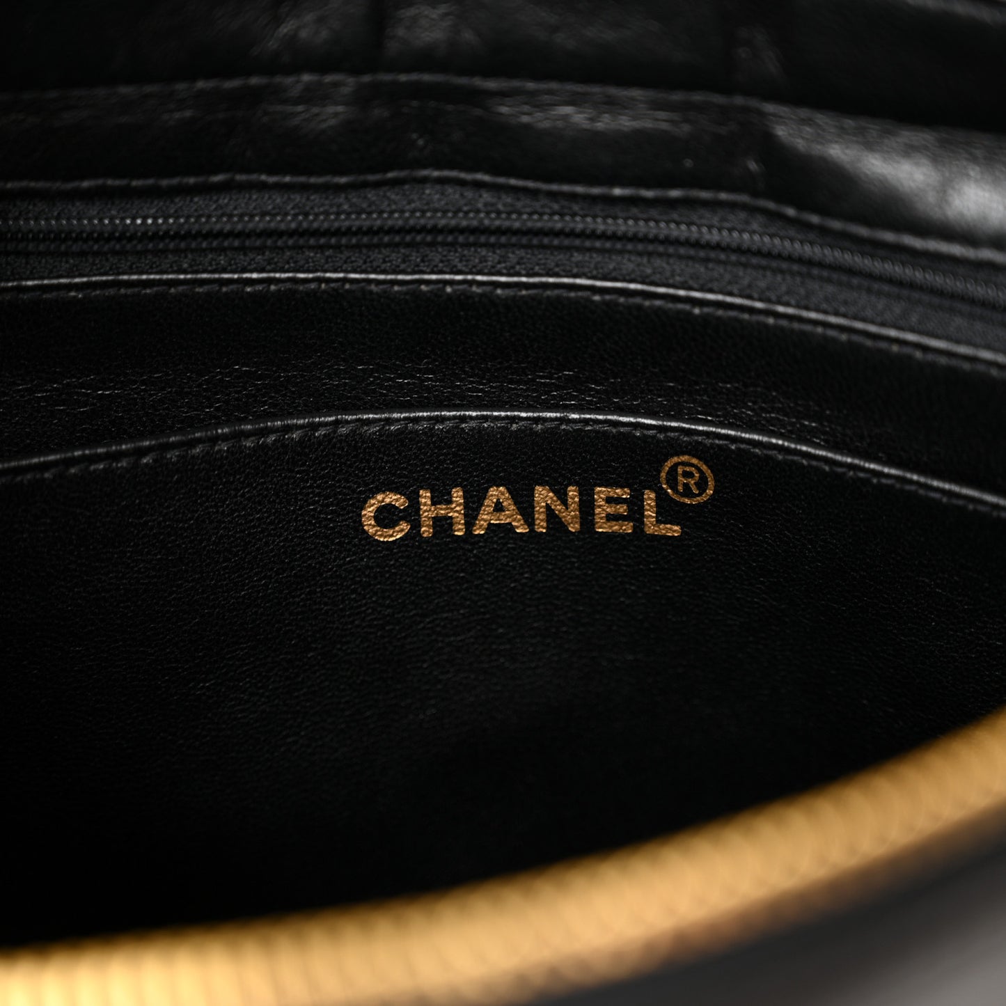 Lambskin Quilted Backpack Black