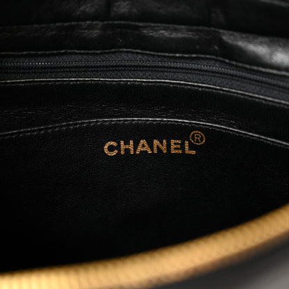 Chanel Lambskin Quilted Backpack Black 6 of 12