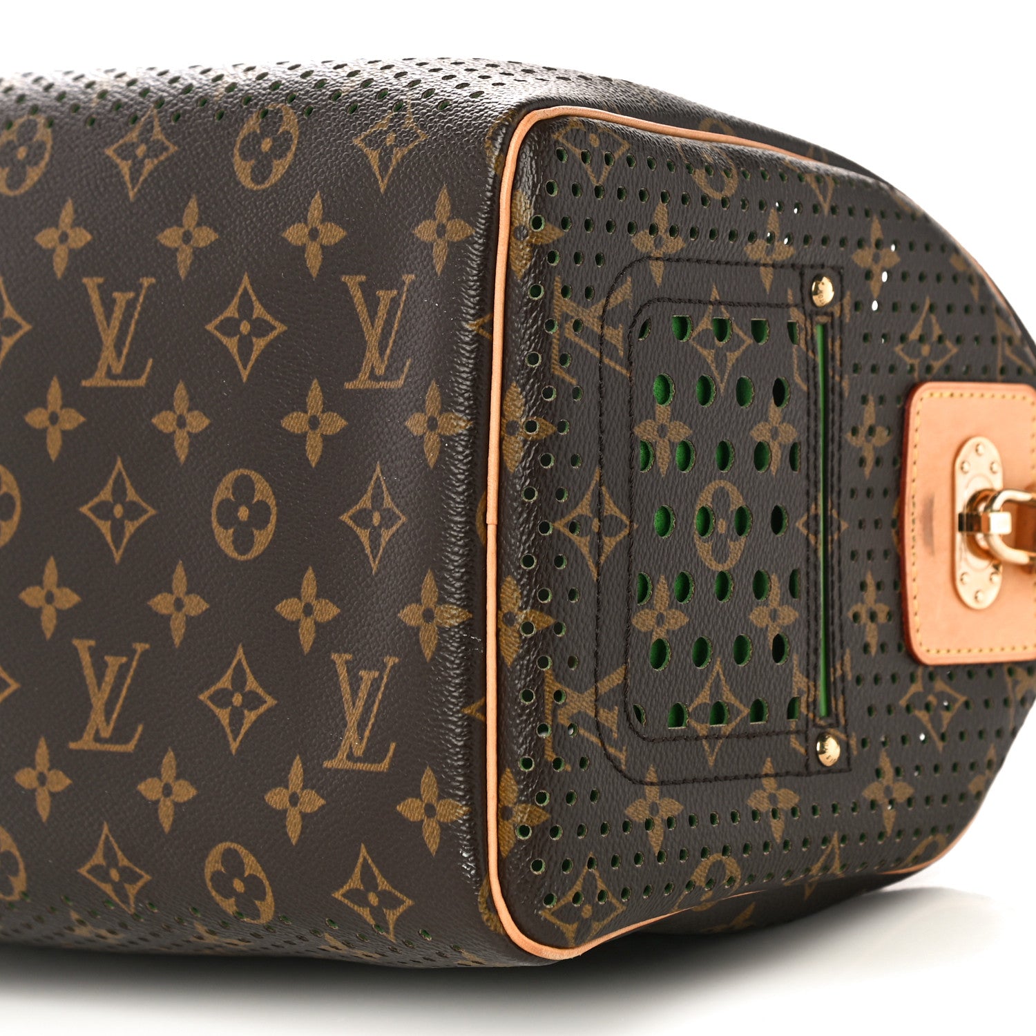 Louis Vuitton Monogram Perforated Speedy 30 Green 9 of 14