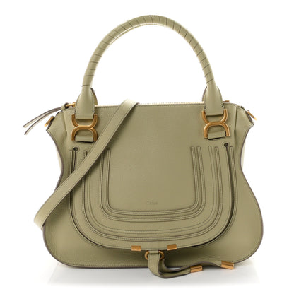 Chloe Calfskin Medium Marcie Satchel Faded Green 1 of 10