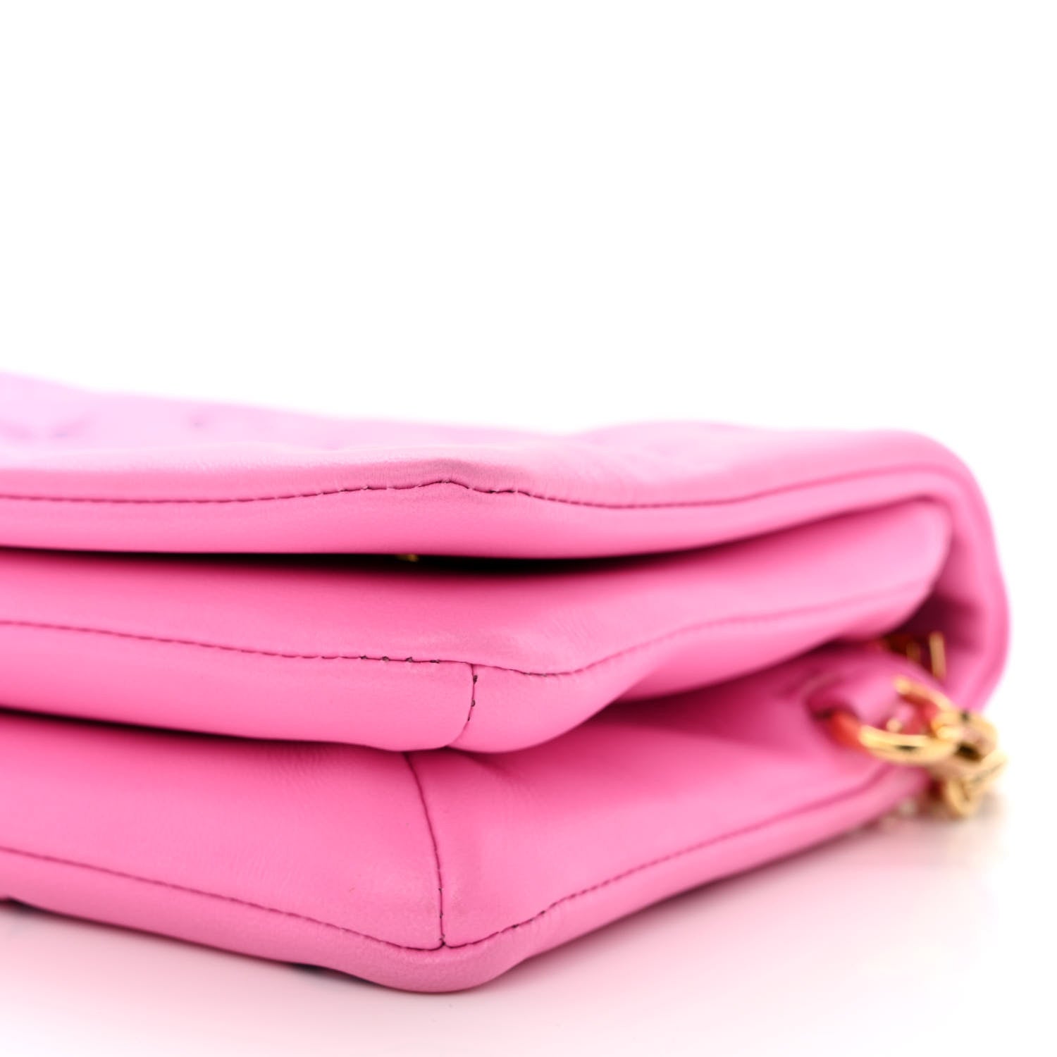 Louis Vuitton Lambskin Embossed Monogram Vuittamins Pochette Coussin Rose Violet 9 of 10