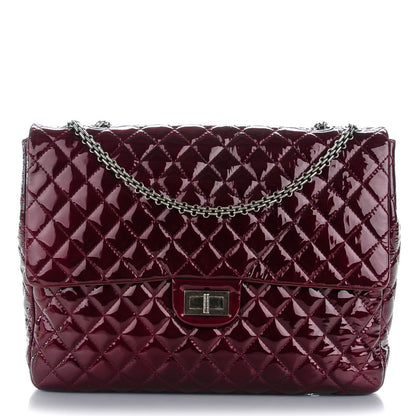 Chanel Patent Reissue XL Maxi Flap Bordeaux 1 of 7