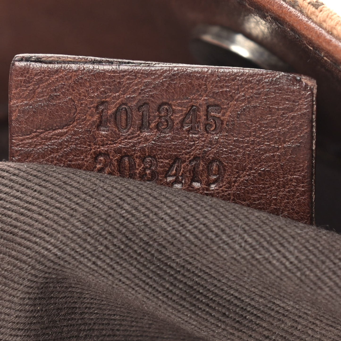 Monogram Shoulder Bag Brown