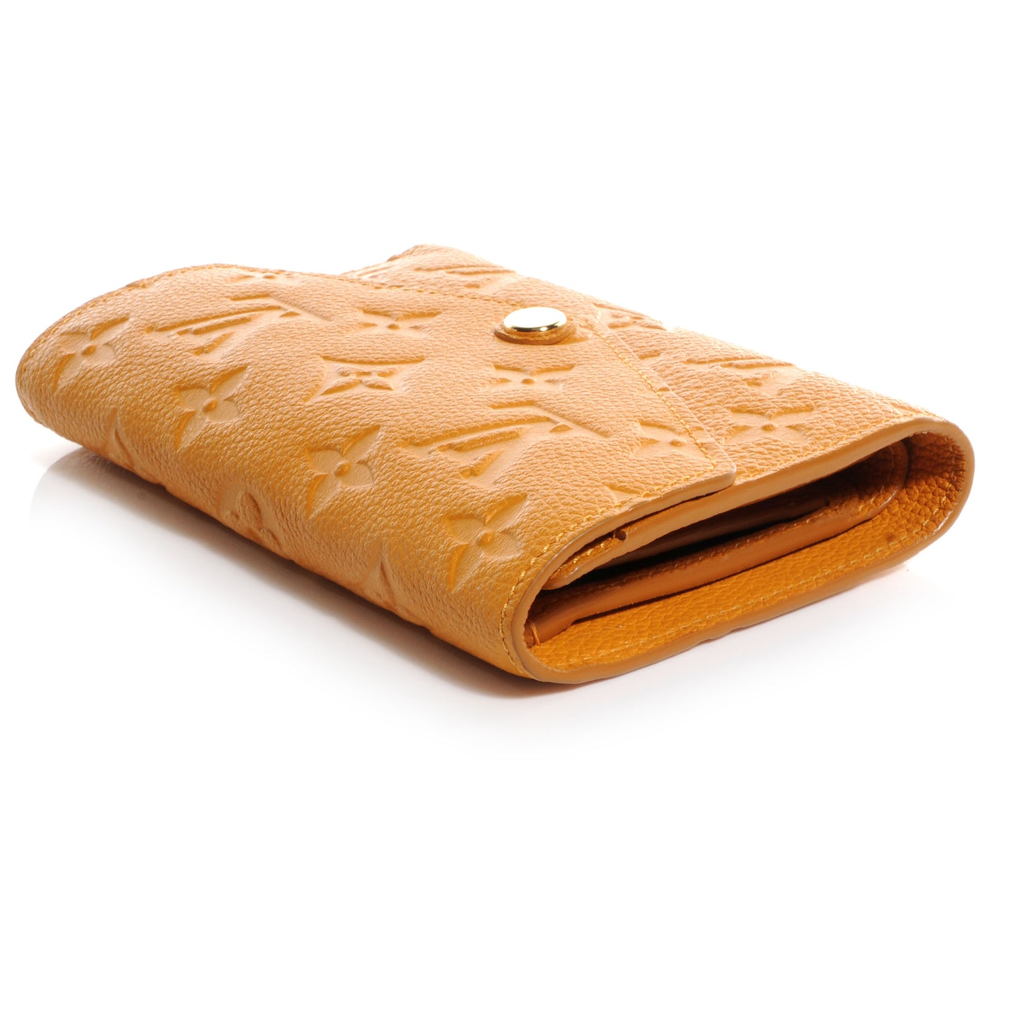 Empreinte Compact Curieuse Wallet Safran