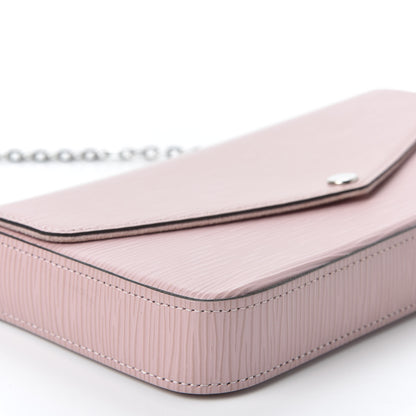 Louis Vuitton Epi Pochette Felicie Rose Ballerine 5 of 12