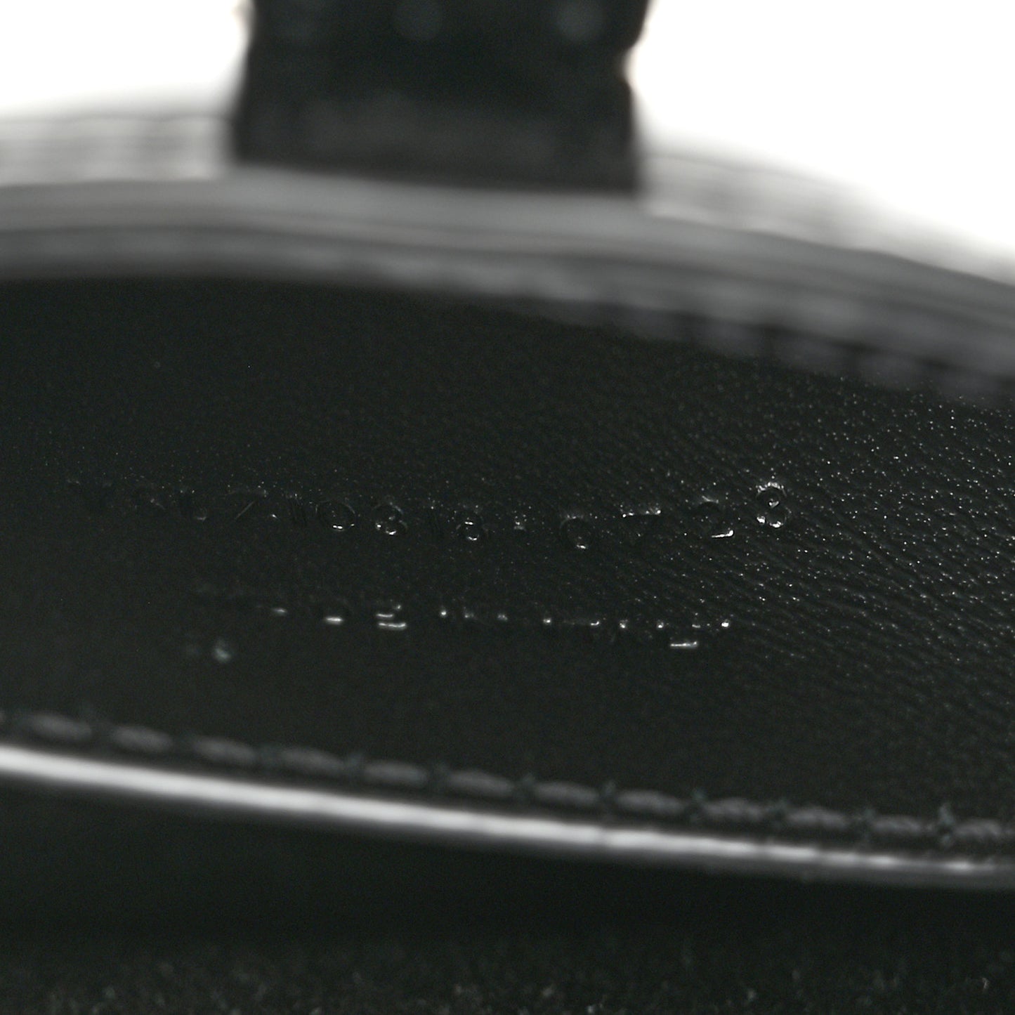 Patent Calfskin Le 5 A 7 Mini Hobo Black