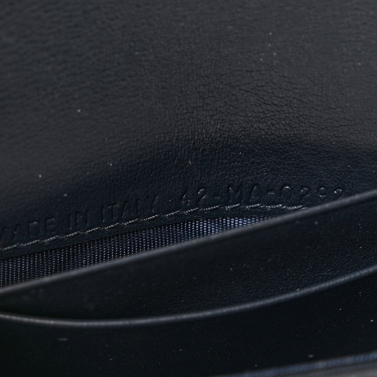 Oblique Saddle Card Holder Blue