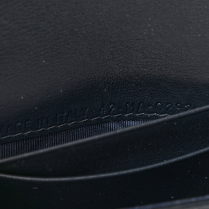 Christian Dior Oblique Saddle Card Holder Blue 7 of 8