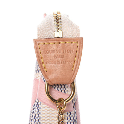 Louis Vuitton Damier Azur Tahitienne Mini Pochette Accessories 7 of 9