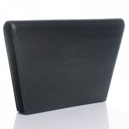 Louis Vuitton Epi Pochette Trapeze Clutch Black 3 of 7
