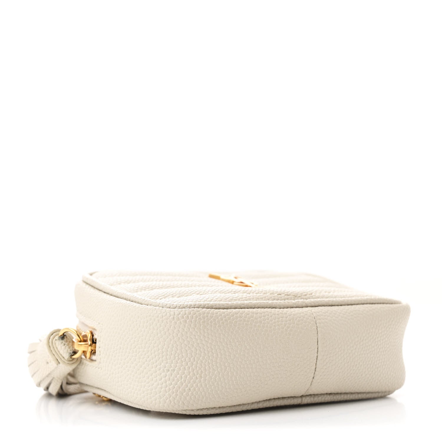 Saint Laurent Grain De Poudre Matelasse Monogram Baby Lou Camera Bag Crema Soft 4 of 10