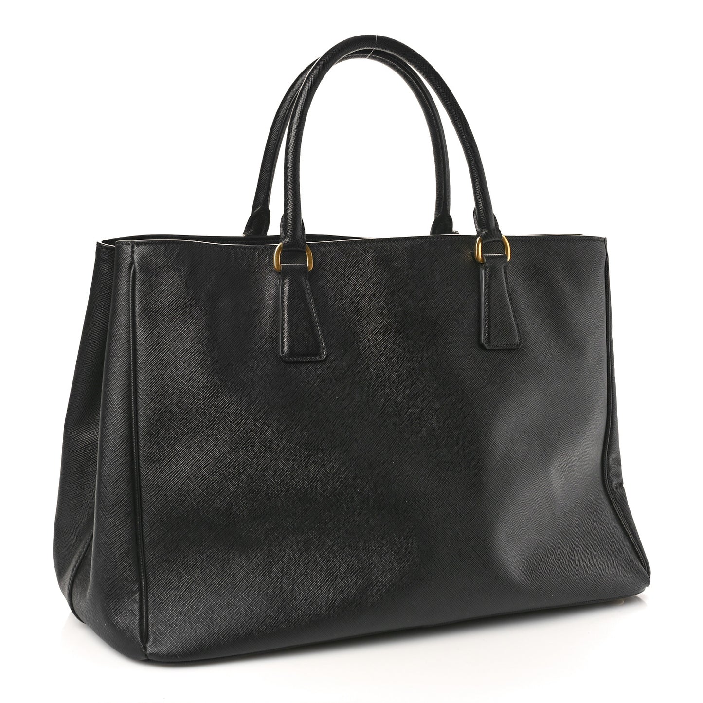 Saffiano Lux Large Tote Black