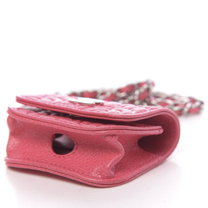 Chanel Caviar Camellia Embossed Airpods Case Pink 10 of 12