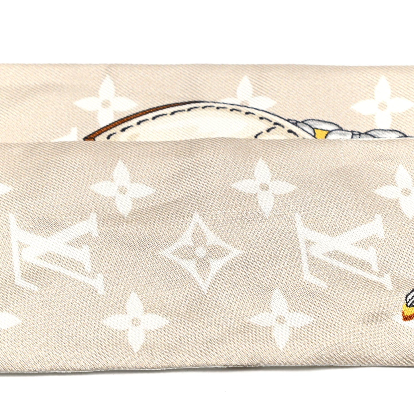 Silk Ultimate Monogram BB Bandeau Beige Clair