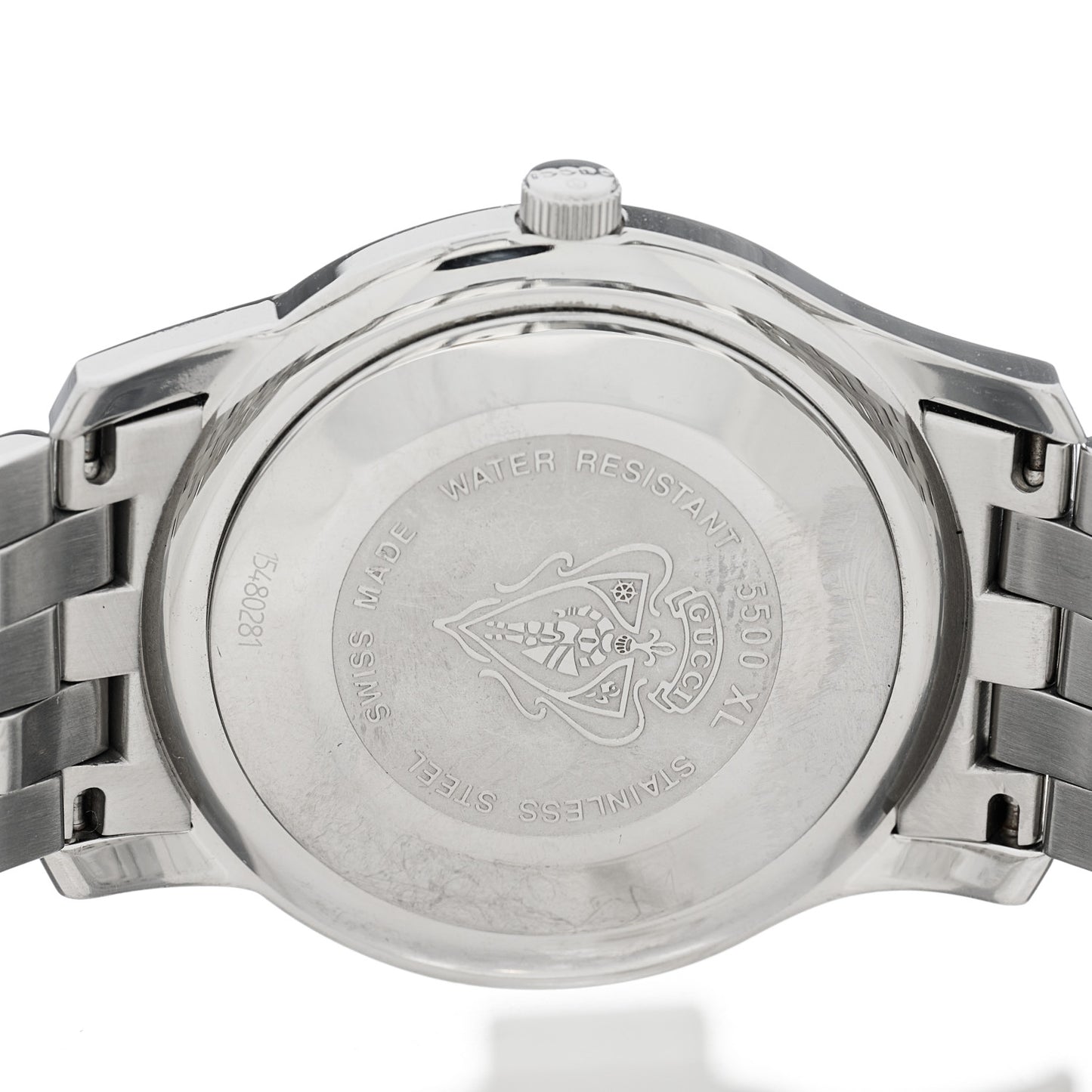 Stainless Steel 38mm 5500XL Quartz Watch Black