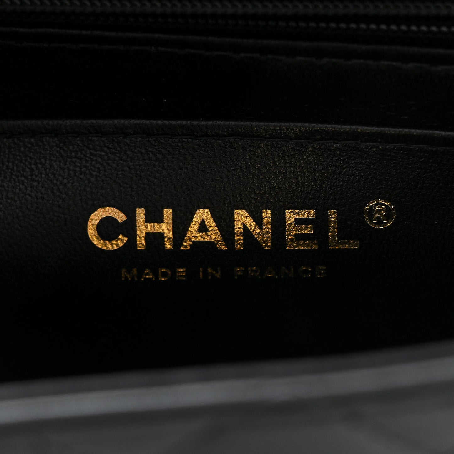 Lambskin Quilted Mini Top Handle Rectangular Flap Black