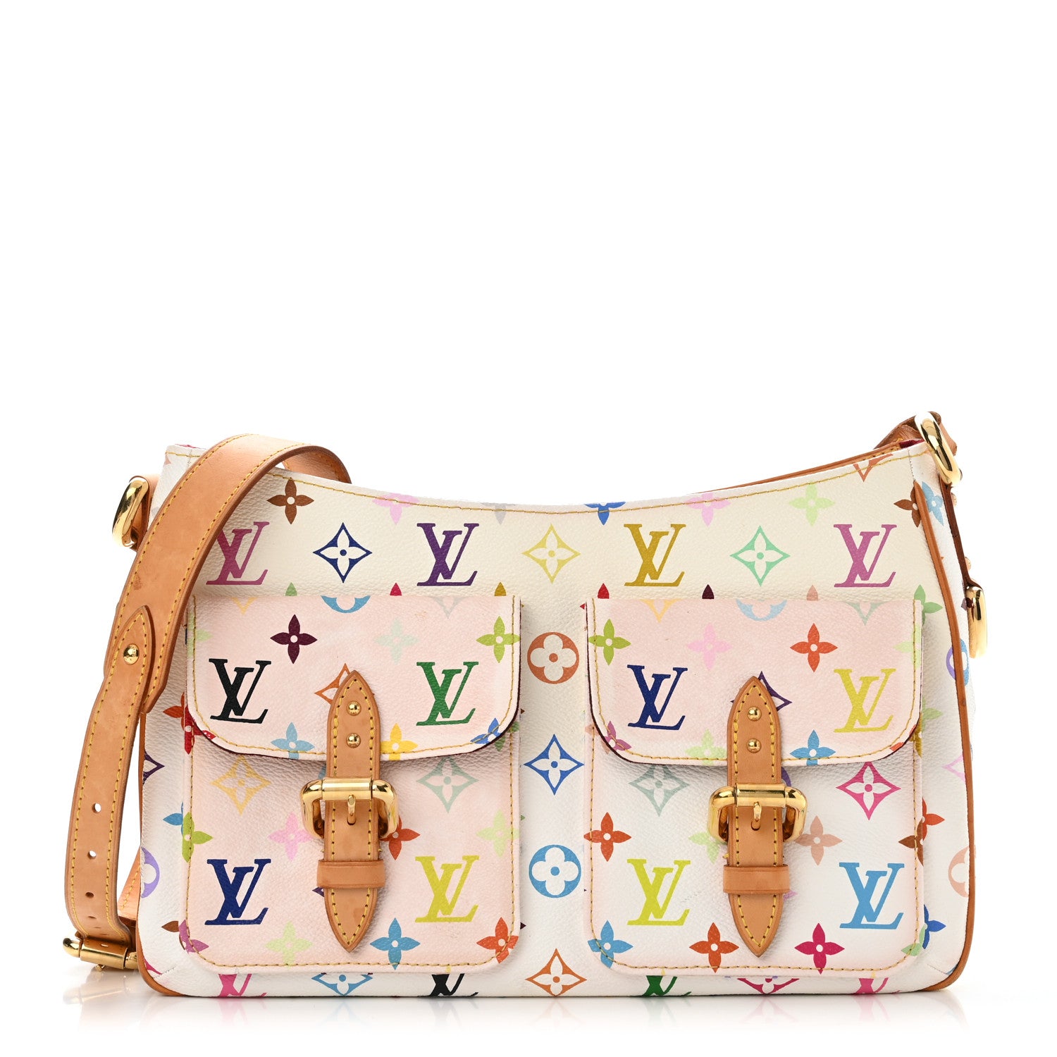 Louis Vuitton Monogram Multicolor Lodge GM White 1 of 10