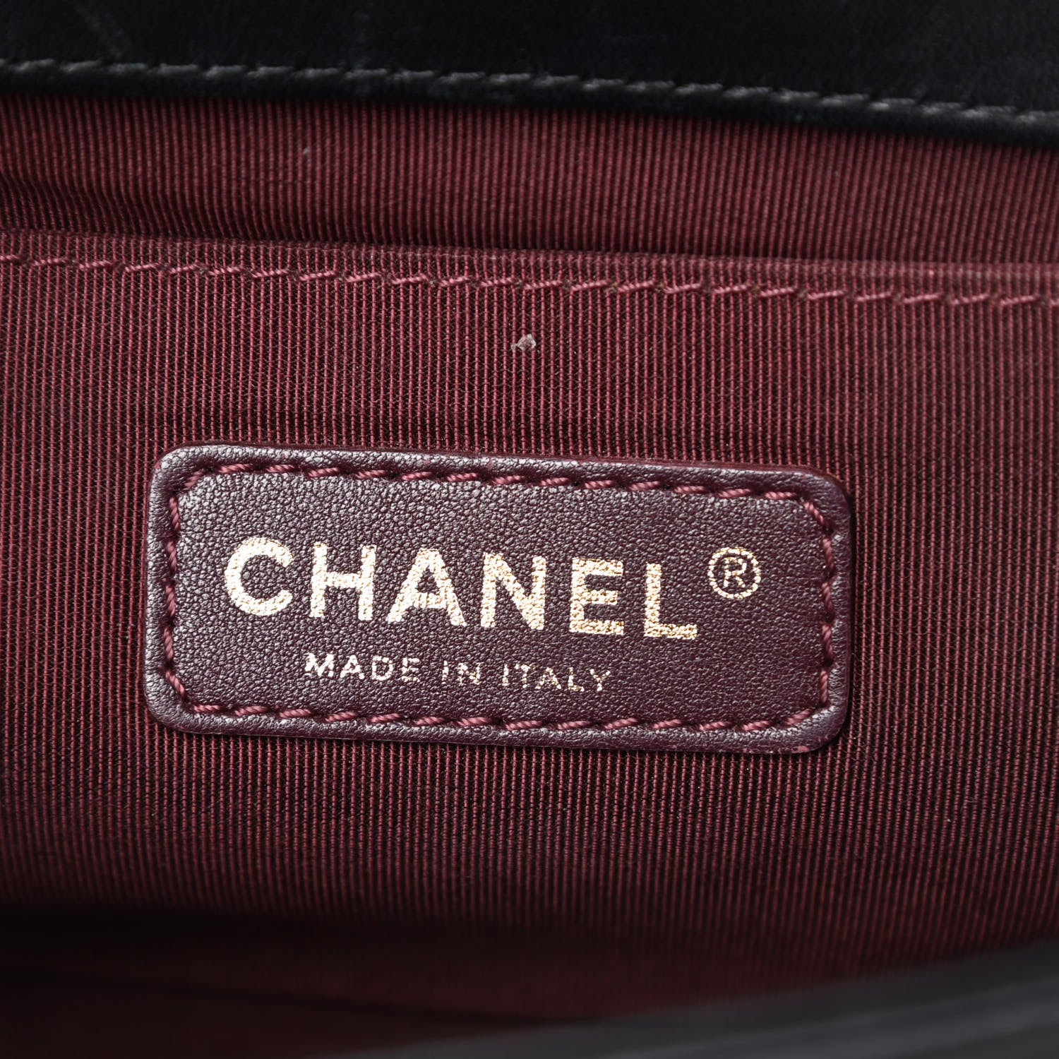 Chanel Caviar Suede Calfskin Chevron Medium Boy Flap Black 6 of 14