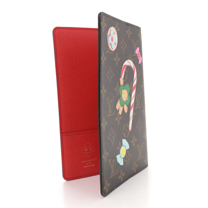 Louis Vuitton Monogram Emily Notebook Cover MM Coquelicot 3 of 7