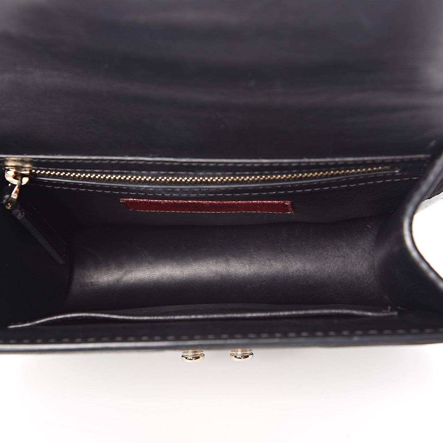 Nappa Camouflage Small Glam Lock Rockstud Flap Black
