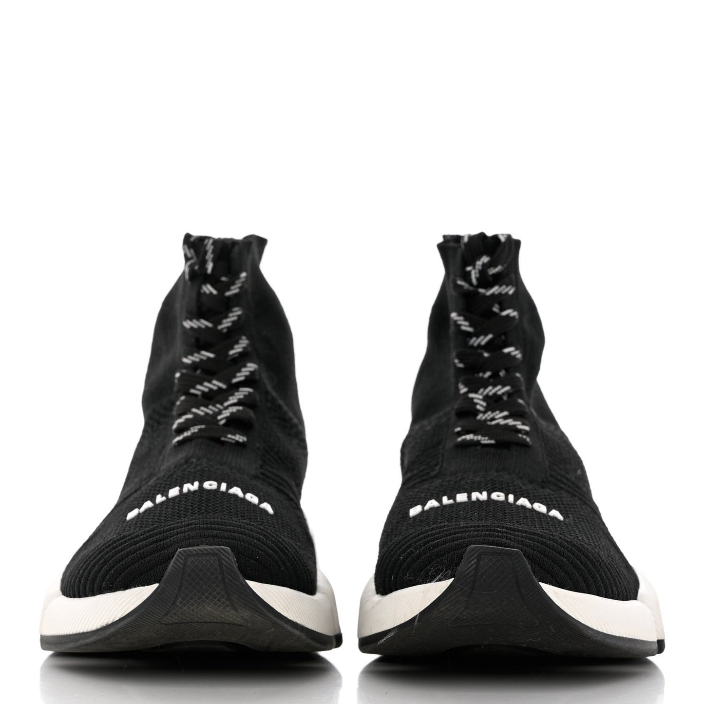 Technical 3D Recycled Knit Womens Speed 2.0 Lace Up Sneakers 39 Black