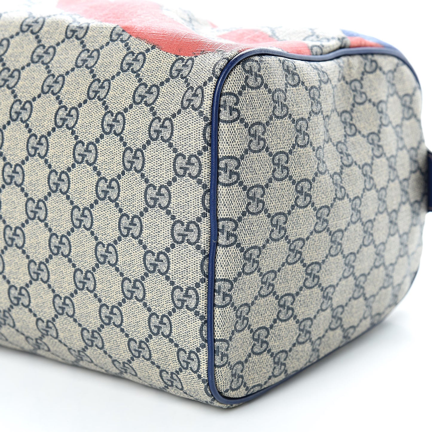 GG Plus Monogram Medium Boston Taiwan Flag Unicef Duffle Blue