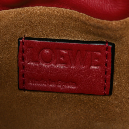 Loewe Calfskin Mini Flamenco Knot Bag Red 6 of 10