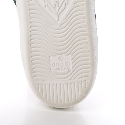 Gucci Calfskin Web Studded Arrow Ace Sneakers 38 White 6 of 10