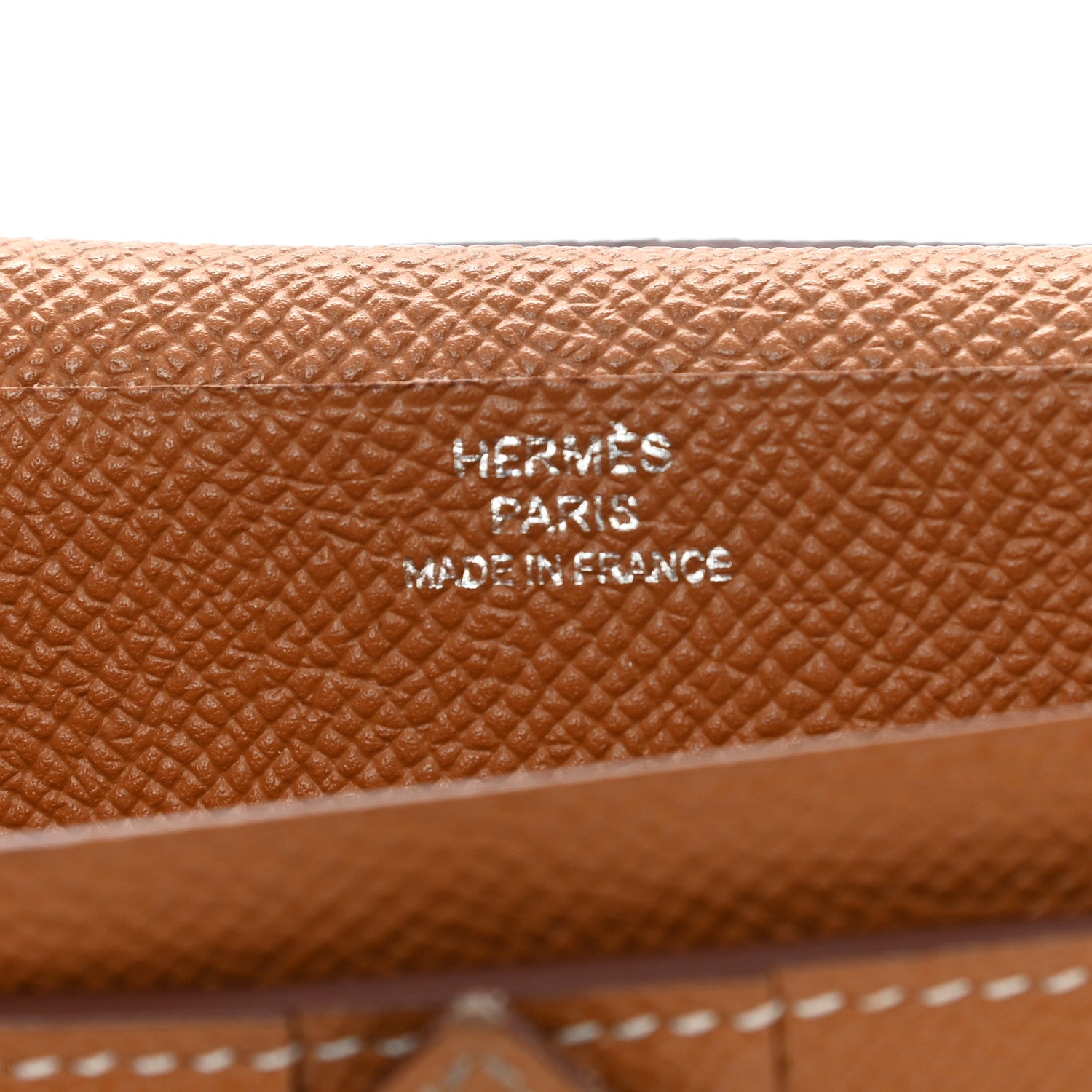 Hermes Epsom Bearn Gusset Wallet Gold 6 of 8